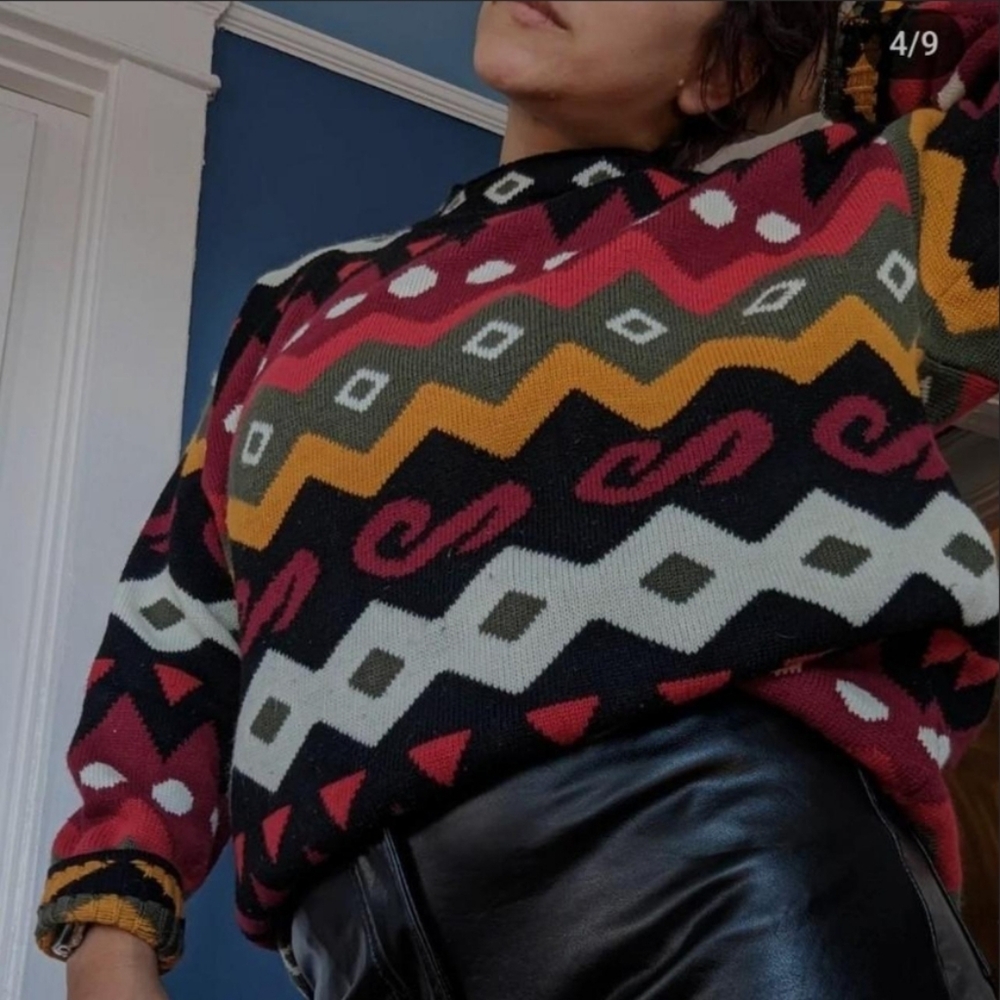 Coogi Style Funky Sweater